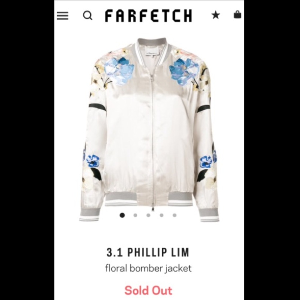 3.1 Phillip Lim Embroidered Bomber- SOLD OUT !!!